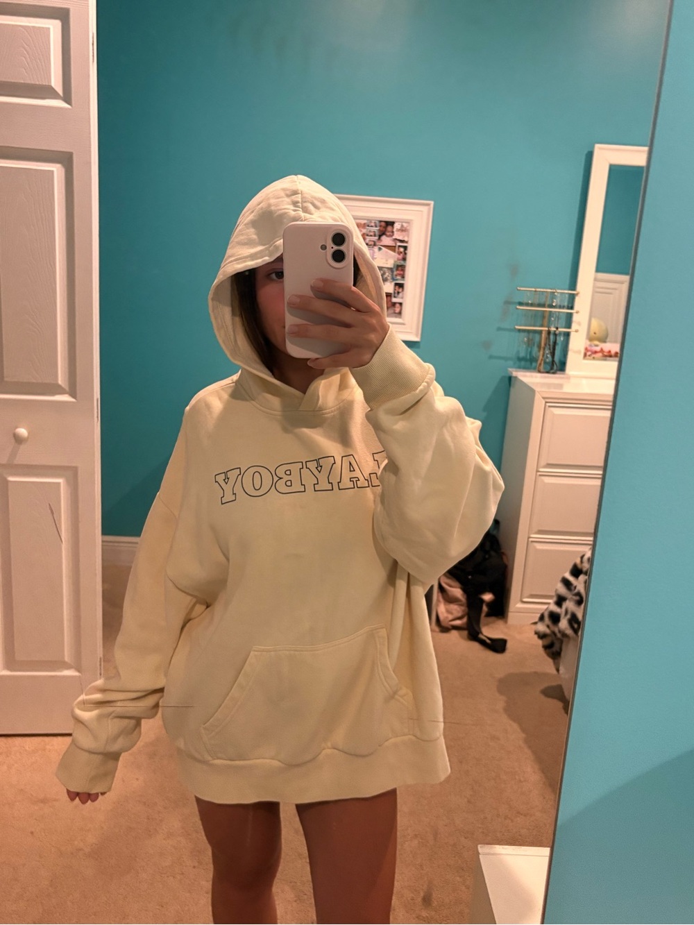 Playboy cream hoodie